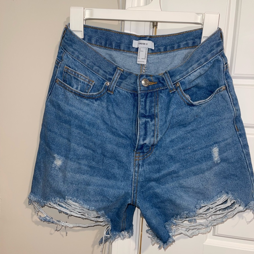 Forever 21 Distressed Shorts